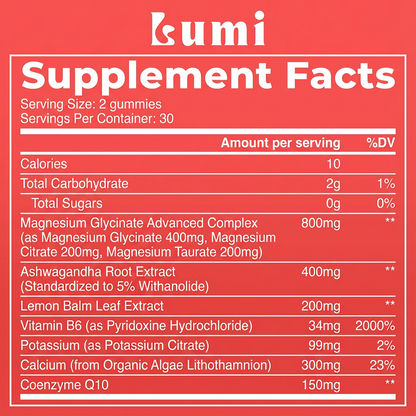 Lumi Rest Remedy - Magnesium Glycinate Gummies